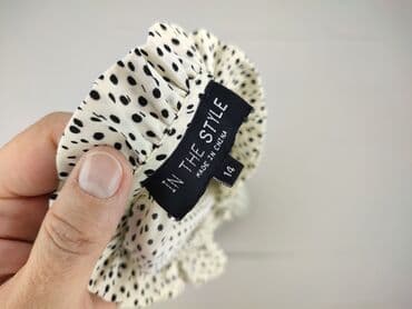 biala bluzka z dlugim rekawem: In The Style, Bluzka damska, rozmiar XL — 4