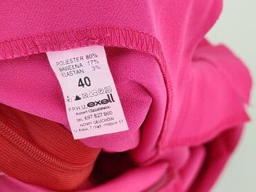 sukienki na wesele czerwone rozkloszowane: Exell, Sukienka damska, rozmiar L — 4