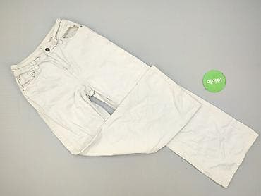 przecierane jeansy: Bershka, Jeansy damskie, rozmiar M — 2