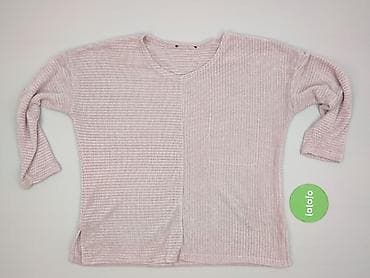 sweter w serca h: Sweter damski, rozmiar 4XL — 2