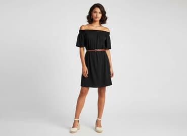 sukienka z poduszkami na ramionach h m: H&M, Women`s dress, size S — 1