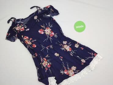 niebieskie sukienki plus size: Sukienka damska, S — 2