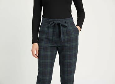 spodnie woskowane house: House, Material trousers for women, size S — 8