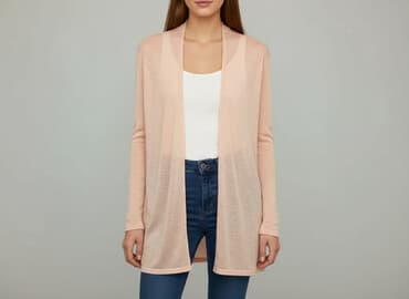 buty na koturnie z futerkiem: Kardigan damski, rozmiar M — 7