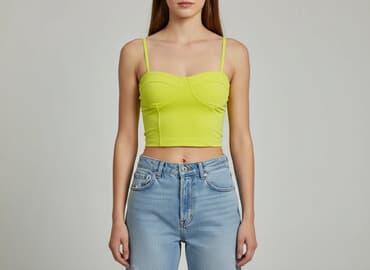 koszulki na ramiączkach plus size: Boohoo, Top damski, rozmiar 2XS — 8