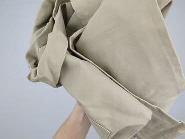 beżowe buty na koturnie ccc: Stradivarius, Spodnie materiałowe damskie, rozmiar S — 4