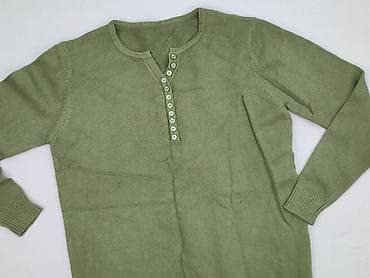 szafirowy sweter: Sweter damski, rozmiar L — 1