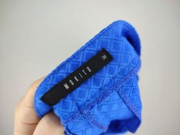 srebrne spodnie mohito: Mohito, Material trousers for women, size M — 5