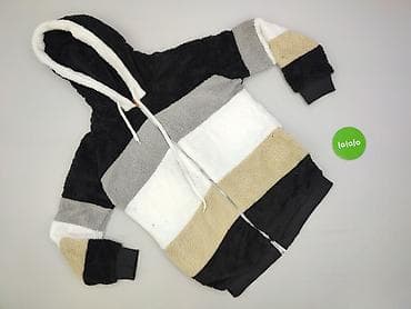niebieska bluza pull and bear: Teddy, Bluza z kapturem damska, rozmiar XL — 2