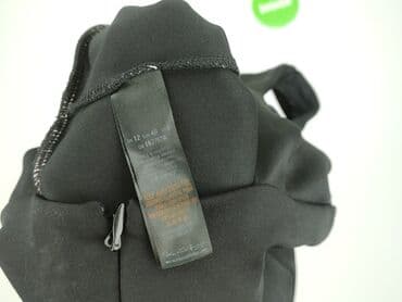 czarna sukienka ze srebrnymi wstawkami: Miss Selfridge, Sukienka damska, L — 4
