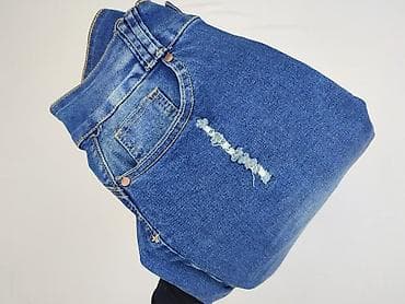 spodnie dziury: Jeansy damskie, rozmiar M — 5