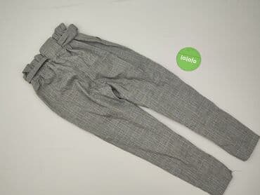 zara spodnie paperbag: Material trousers for women, size S — 4