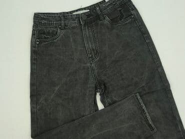 legginsy woskowane wysoki stan: Jeansy damskie, rozmiar M — 1