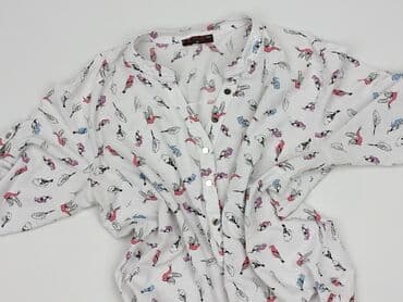 sweter piórkowy wzór: Bluzka damska, rozmiar XL — 1