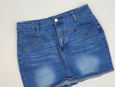spodenki spódniczka jeans: Spódnica damska, rozmiar XL — 1