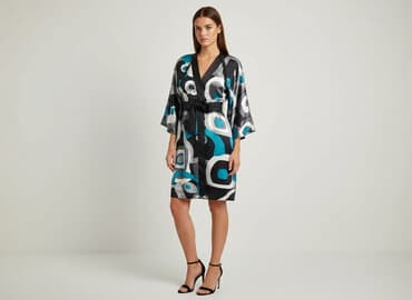 kopertowa sukienki wieczorowa: Sukienka damska, rozmiar M — 7