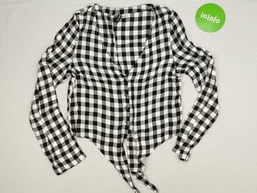 czarne bluzki w biale grochy: H&M Divided, Bluzka damska, XS — 2