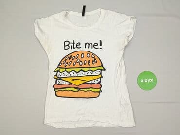hamburger t shirty: Sinsay, T-shirt damski, rozmiar M — 2