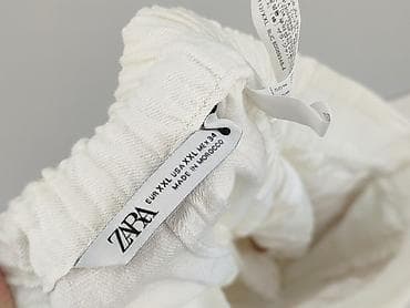 pull and bear biale spodnie: Zara, Spodnie materiałowe damskie, rozmiar 2XL — 5
