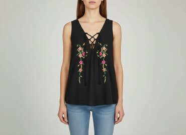 stradivarius top siateczkowy: Stradivarius, Top damski, rozmiar S — 1