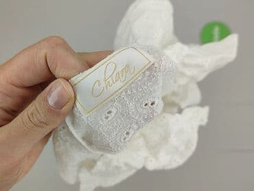 białe bluzki z haftem angielskim: Bluzka damska, rozmiar S — 4