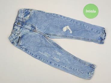 spodnie w panterkę stradivarius: Spodnie jeansowe, 3-4 lat, 104, stan - Bardzo dobry — 2