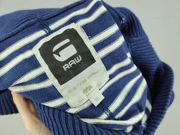 biala koszulka reserved: G-Star Raw, Sweter dla mężczyzn, XL — 4