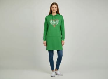 zara bluza zielona: Cleve, Bluza z kapturem damska, rozmiar M — 7
