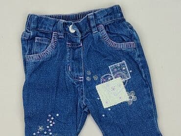 shein hello kitty jeans: Denim pants, Miniman, 0-1 month, condition - Very good — 1