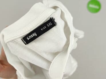 koszulka z kwiatkiem new yorker: Sinsay, T-shirt damski, rozmiar 2XS — 4