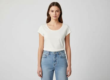 h m t shirt women: H&M L.O.G.G., T-shirt damski, rozmiar XS — 7