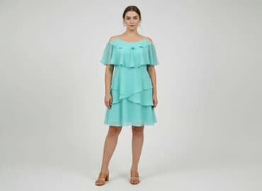 sukienki turkusowe na wesele: Sukienka damska, rozmiar XL — 7