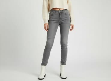 spodnie damskie allegro jeansy: Jeansy damskie, rozmiar S — 1