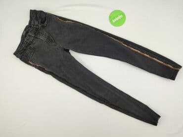 srebrne jeansy: DENIM JEANS, Jeans for women, size M — 3