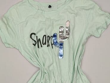 koszulka z kotem sinsay: Sinsay, T-shirt damski, rozmiar S — 1