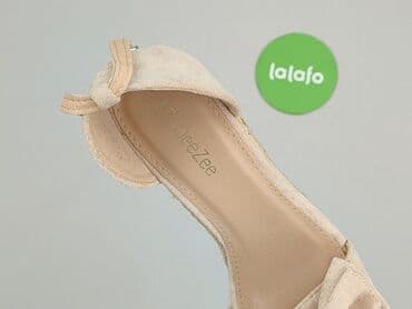 stradivarius pomarańczowe buty na obcasie: Sandały damskie, 37 — 6