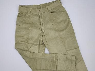 Męskie spodnie sztruksowe Essentials - Krój: klasyczny, z szlufkami