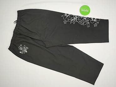 spodnie relaxed: Spodnie materiałowe damskie, rozmiar L — 3
