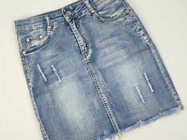 spódnice jeansowe z przetarciami midi: Women`s skirt, size M — 1