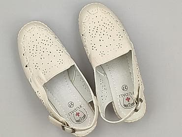 biale klapki sinsay: Sandały damskie, rozmiar 37 — 1