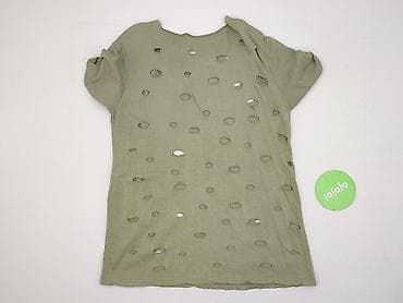 distressed t shirty: T-shirt damski, rozmiar L — 3