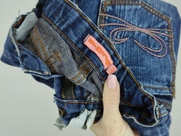 kurtka zimowa z kożuszkiem: Spodnie jeansowe, 7 lat, 122, stan - Idealny — 5