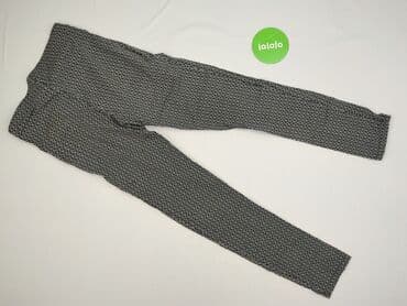 spodnie czarne materiałowe damskie: House, Spodnie materiałowe damskie, rozmiar M — 3