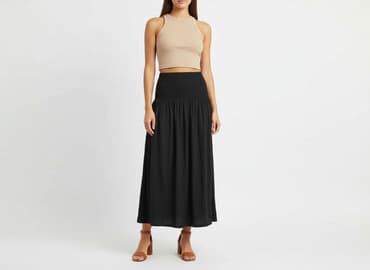 spódnice maxi jesienna: Spódnica damska, rozmiar S — 5