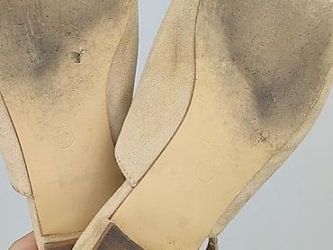 asics klapki: Beżowe damskie czółenka/slingback Monnari - Marka: Monnari - Model — 5