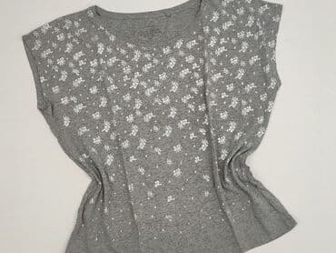 szara bluzka damska: Laura Torelli, Bluzka damska, rozmiar M — 1