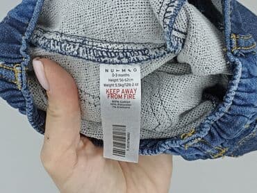 czarne rajstopy dla niemowlaka: Denim pants, 1-3 months, condition - Perfect — 5