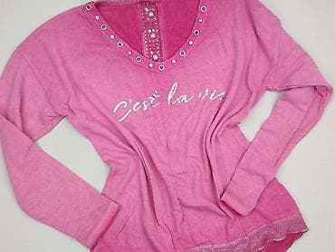 bluzy vintage: C'est beau la vie, Sweter damski, rozmiar XL — 1