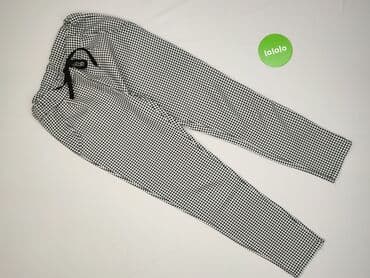 spodnie w kratę piżama pepco: Spodnie materiałowe damskie, rozmiar S — 2