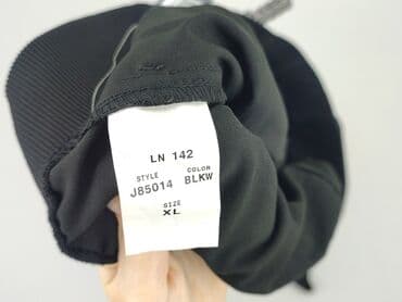 czarne spodnie materialowe: Spodnie cargo damskie, XL — 4